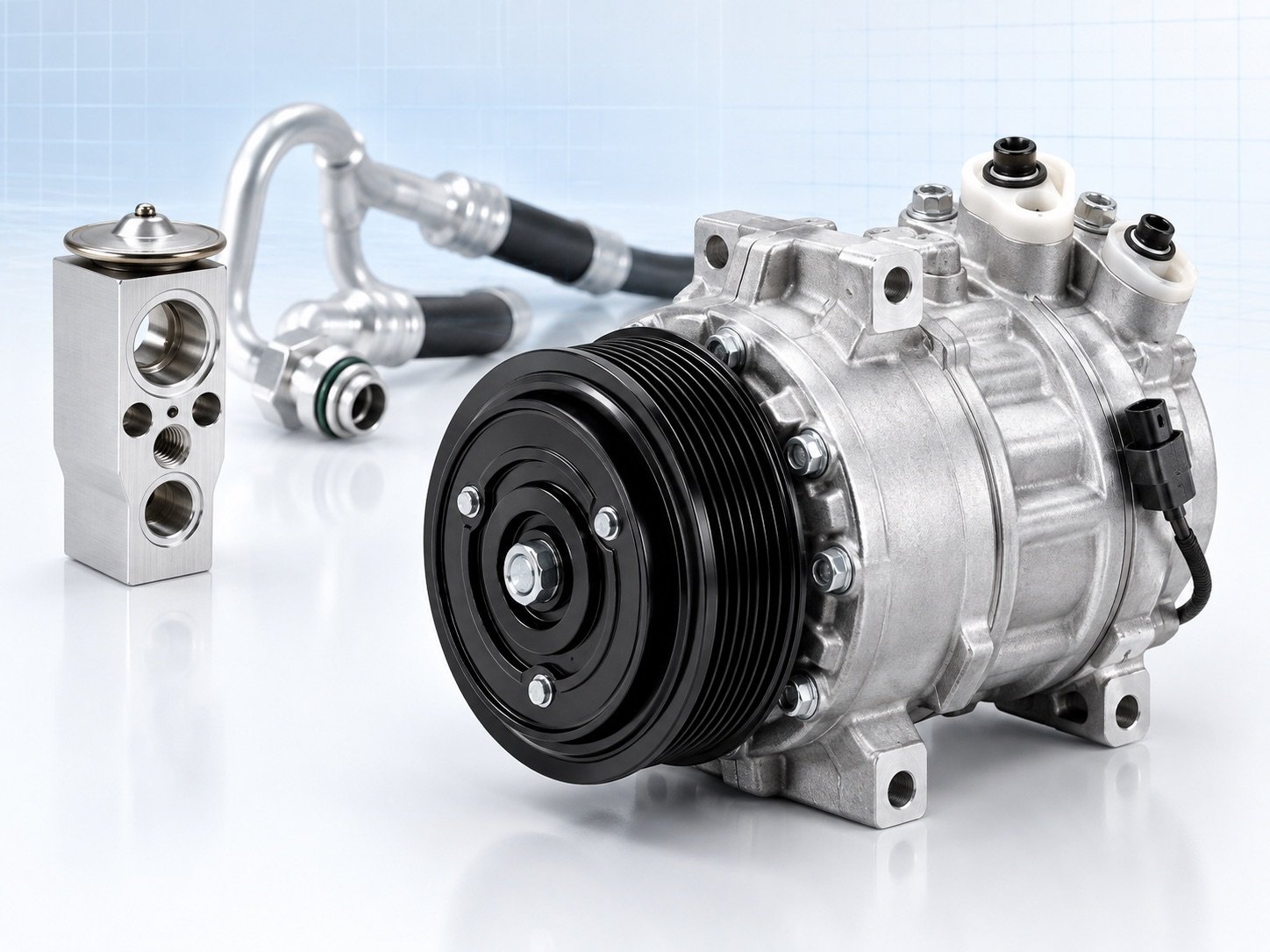 Automotive compressor and climate components